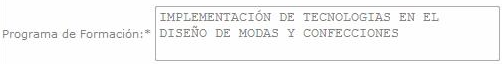 Programa de Formación