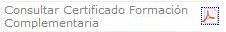Consultar Certificado Formación Complementaria