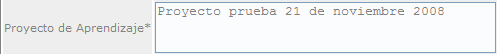 Proyecto de Aprendizaje
