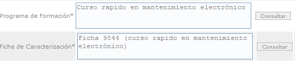 Programa y ficha de la actividad