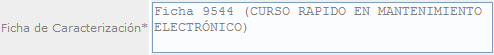 Ficha de caracterización