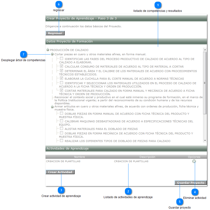Crear Proyecto de aprendizaje - paso 3