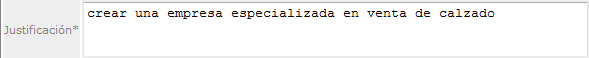 Justificación