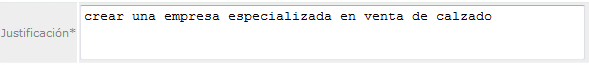 Justificación