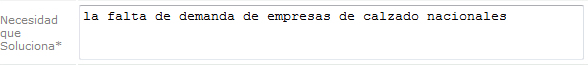Necesidad a solucionar