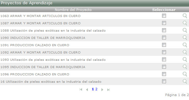 Proyectos de aprendizaje
