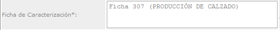 Ficha de caracterización
