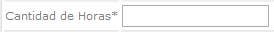 Cantidad Horas