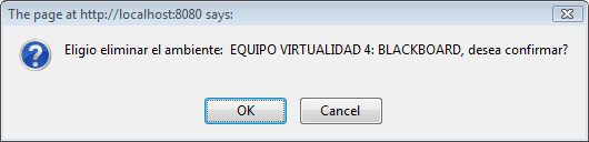 Mensaje de Confirmación de Eliminación