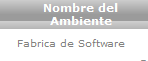 Nombre del Ambiente
