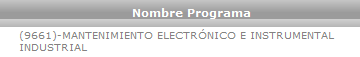 Nombre del Programa