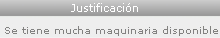 justificación