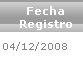 Fecha Registro