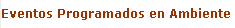 Eventos Programados