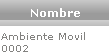 Nombre del Ambiente