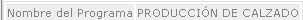 Nombre del Programa
