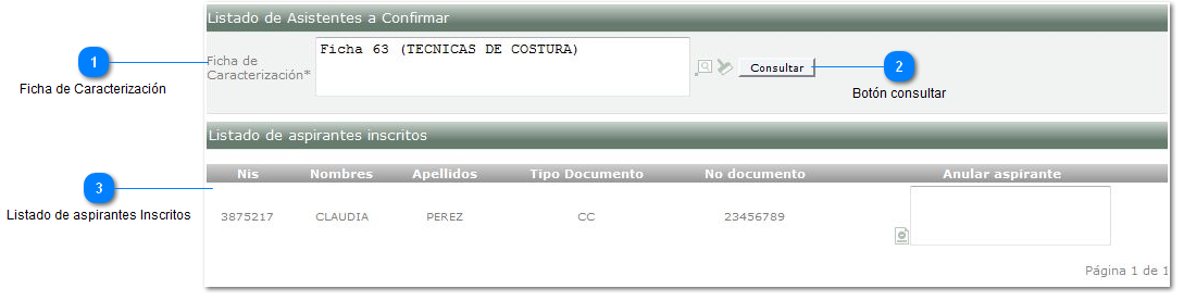 Confirmar Asistencias