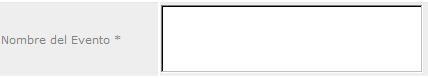 Nombre del Evento