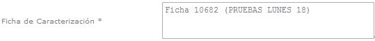 Ficha de Caracterización