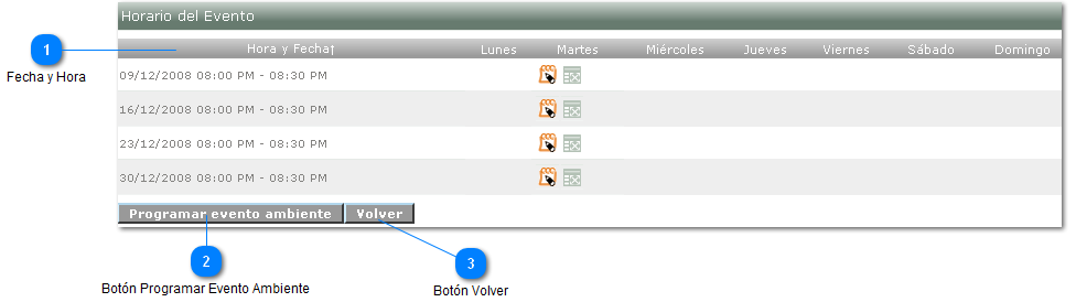 Formulario - Paso 5: Programación del Evento