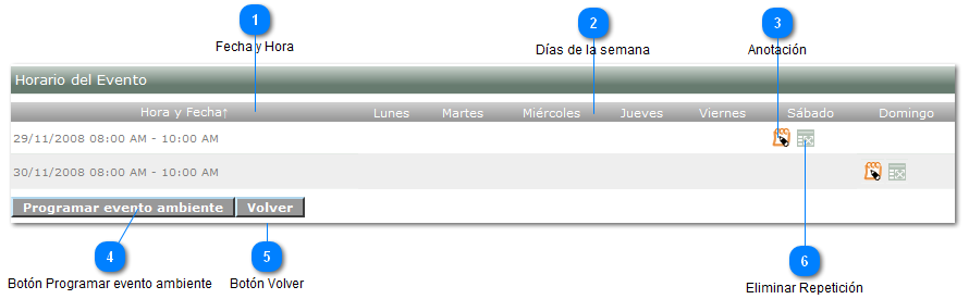 Formulario - Paso 4: Programación del Evento