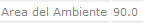 Área del Ambiente