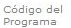 Código del Programa