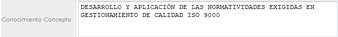 Conocimiento Concepto