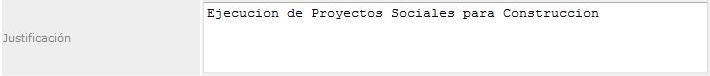 Justificación