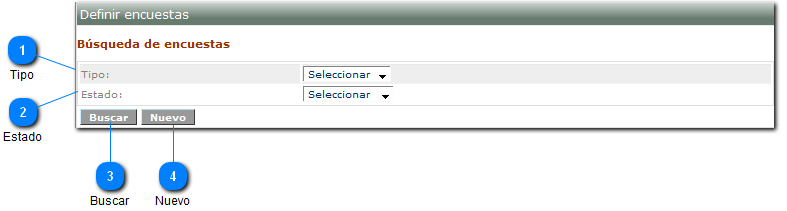 Búsqueda de encuestas
