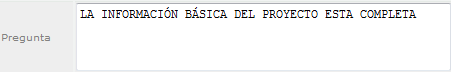 Pregunta