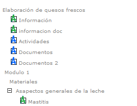Menu del Curso