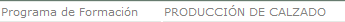 Programa de formación