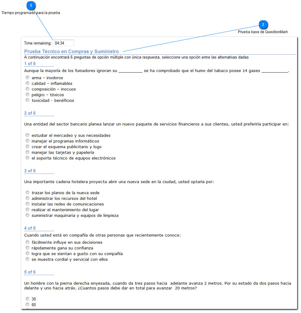 Prueba Base QuestionMark