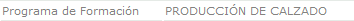 Programa de formación