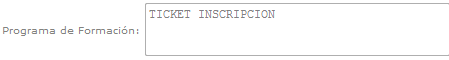 Nombre programa de formación