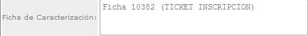 Descripción ficha de caracterización