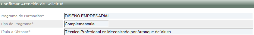 Panel Programa de Formación