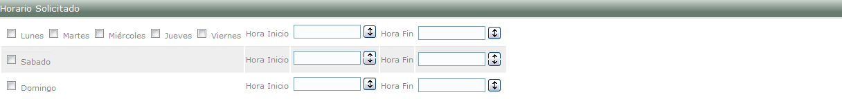 Horario