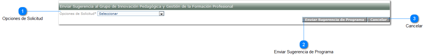 Enviar Sugerencia a Grupo de Innovación Pedagógica y Gestión de la Formación Profesional