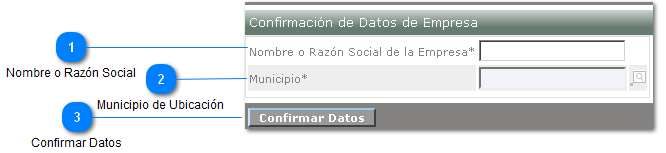 Confirmación de Datos Empresa