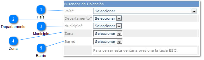 Buscador de Ubicación