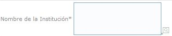 Nombre de la Institución