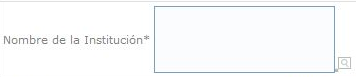 Nombre de la Institución